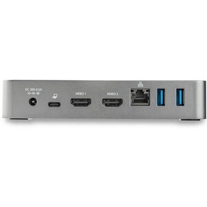 StarTech.com USB-C Dock - Docking Station per laptop Doppio Monitor HDMI 1080p - Power Delivery 65W - 1x USB-C, 3x USB-A, 