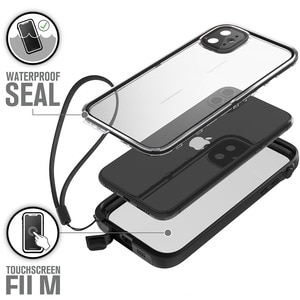 STEALTH BLACK WATERPROOF CASE FOR IPHONE 11