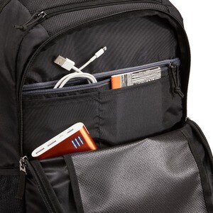 Case Logic KEYBP-2116 Carrying Case (Backpack) Notebook - Black - Polyester Body - Handle - 19.7" Height x 1.4" Width x 11