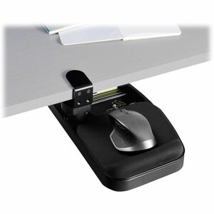 Eaton Tripp Lite Series Under-Desk Clamp-On Storage Tray with Built-In Mouse Pad and Wrist Rest - 6.60 lb Load Capacity