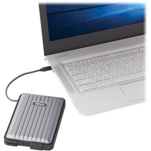 Tripp Lite by Eaton USB-C to SATA SSD/HDD Enclosure Adapter - USB 3.1 Gen 1 (5 Gbps), Thunderbolt 3, IP66 Rated, UASP - 1 