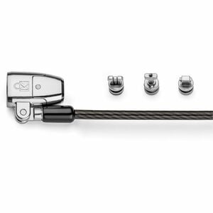 Kensington ClickSafe Cable Lock For Notebook - 1.80 m Cable - Patented T-bar/Key Lock - Carbon Steel - For Notebook