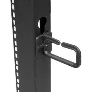 StarTech.com 4-Post 8U Mobile Open Frame Server Rack, 19in Network Rack with Casters, Small Rolling Rack for Computer/AV/D