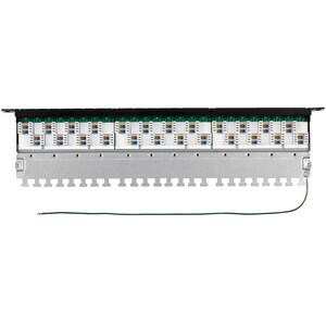 Network Pièce pour panneau TRENDnet TC-P24C6AHS - 24 Port(s) - 24 x RJ-45 - 0,5U Haut - Montable en rack