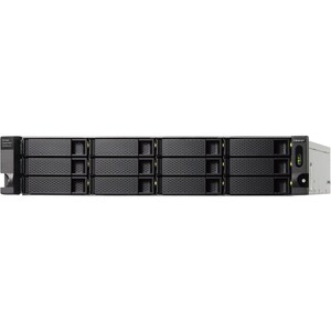 QNAP Laufwerksgehäuse - USB 3.1 (Gen 2) Typ C Host Interface - 2U Rackmount - 12 x HDD unterstützt - 12 x Gesamtschacht