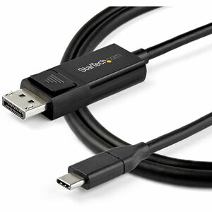 StarTech.com 6ft (2m) USB C to DisplayPort 1.4 Cable 8K 60Hz/4K - Reversible DP to USB-C or USB-C to DP Video Adapter Cabl