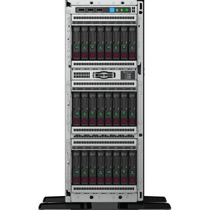 HPE ProLiant ML350 G10 4U Tower Server - 1 x Intel Xeon Silver 4208 2.10 GHz - 16 GB RAM - 12Gb/s SAS Controller - 2 Proce