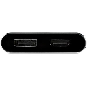 StarTech.com CDP2DPHD USB-C-Multiport Adapter - HDMI oder DisplayPort - 4K 60Hz - 3840 x 2160 Supported - Grau