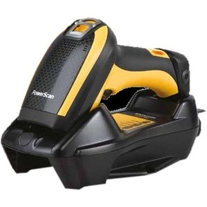 Datalogic PowerScan PBT9501 Handheld Barcode-Scanner-Set - Kabellos Konnektivität - Gelb, Schwarz - 1D, 2D - Bildwandler -