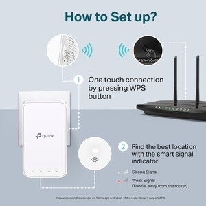 TP-Link Deco RE300 Dual Band IEEE 802.11ac 1.17 Gbit/s Wireless Range Extender - 2.40 GHz, 5 GHz - 2 x Internal Antenna(s)