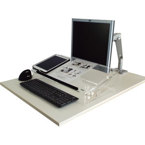 R-Go Go Flex Copy Holder - 105 mm Height x 305 mm Width - Transparent - Acrylic