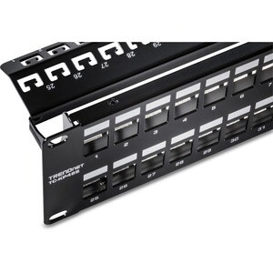 TRENDnet 24 Port(s) Blank Patch Panel - 2U High - Rack-mountable