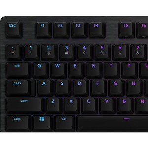 Logitech G512 Gaming Keyboard - Cable Connectivity - USB 2.0 Interface - Portuguese - Carbon - Mechanical Keyswitch Volume