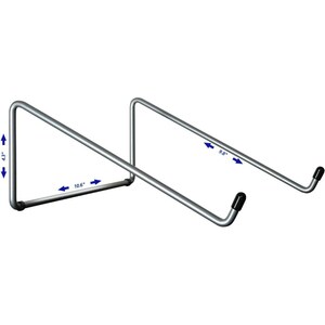 R-Go Basic Notebook Stand - Up to 55.9 cm (22") Screen Support - 5 kg Load Capacity - 11 cm Height x 25.5 cm Width - Steel