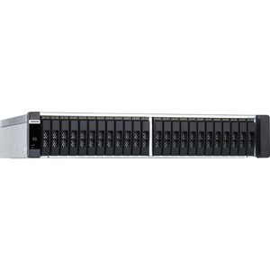 QNAP Enterprise ZFS NAS ES2486DC-2142IT-96G 24 x Gesamtzahl Einschübe SAN/NAS-Speichersystem - 4 GB Größe Flash-Speicher X