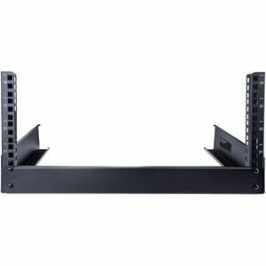 StarTech.com 4U Bodenstehend Rackrahmen für A/V-Geräte, LAN-Schalter, Patchfeld, Server - Schwarz - TAA-konform - Stahl - 