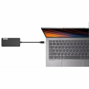 Lenovo USB Type C Docking Station for Notebook - Charging Capability - Memory Card Reader - microSD (TransFlash), SD - 15 