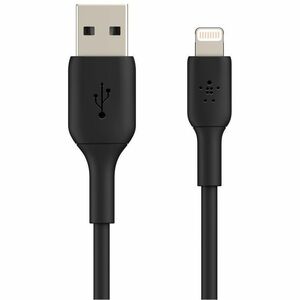 Belkin BoostCharge 15 cm Lightning/USB Datentransferkabel - Cable for iPad, iPad Pro, iPhone - MFI - Schwarz
