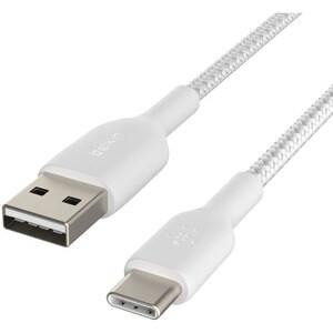 Belkin BoostCharge 2,01 m USB-C/USB-A Datentransferkabel - 1 - Cable for Smartphone, Tablet, Notebook, AirPods Pro, iPad A