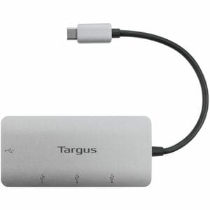 Targus ACH226EU USB Hub - USB Type C - 5 GB/s - External - Silver - 4 Total USB Port(s) - PC, Mac
