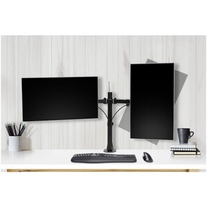 Kensington SmartFit Desk Mount for Monitor - Black - 2 Display(s) Supported - 32" (81.28 cm) Screen Support - 16 kg Load C