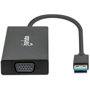 USB-A Dock/Hub, Ports (x5): Ethernet, HDMI, USB-A (x2) and VGA, Micro-USB Power Input Port (Optional, only when additional