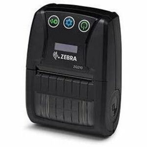 Zebra ZQ210 Direct Thermal Printer - Monochrome - Portable - Label/Receipt Print - USB - Bluetooth - 0.31" Print Width - 2
