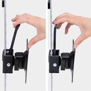 StarTech.com Cubicle Monitor Mount, Office Cubicle Wall Single 34" (17.6lb/8kg) VESA Monitor Hanger, Height Adjustable, Ha