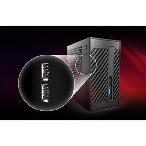 Sistema barebone ASRock DeskMini - Minitorre - Socket AM4 - AMD A300 Chip - 64 GB DDR4 SDRAM Apoyo máximo de RAM - 2 Total