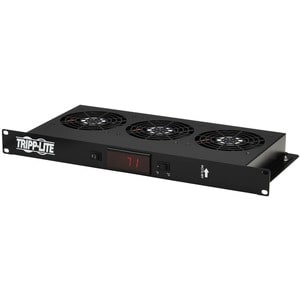 Tripp Lite series 1U Blanking Panel with Temperature Sensor and High-Performance Fans - 3 Fan - 1U - 19" (482.60 mm)