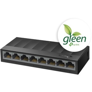 TP-Link LS1008G - Litewave 8 Port Gigabit Ethernet Switch - Desktop Ethernet Splitter - Plastic Case - Unshielded Network 