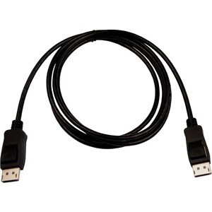 Câble A/V V7 V7DPPRO-2M-BLK - 2,01 m DisplayPort - Cable for Périphérique audio/vidéo, PC, Moniteur, Projecteur - 1er bout
