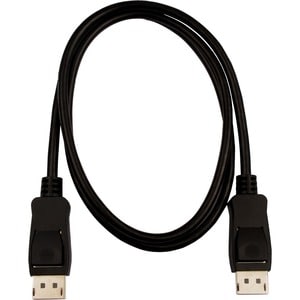Câble A/V V7 V7DPPRO-1M-BLK - 1,01 m DisplayPort - Cable for Périphérique audio/vidéo, PC, Moniteur, Projecteur - 1er bout