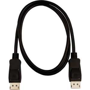 V7 V7DPPRO-1M-BLK 1.01 m DisplayPort A/V Cable - Cable for Audio/Video Device, PC, Monitor, Projector - First End: Display