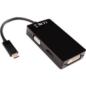 USB-C TO 3IN1 VIDEO ADAPTER VGA DVI HDMI 9GBPS 4K/30HZ UHD