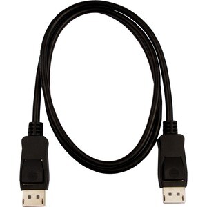 V7 V7DPPRO-1M-BLK 1.01 m DisplayPort A/V Cable - V7 Black Video Cable Pro DisplayPort Male to DisplayPort Male 1m 3.3ft32.
