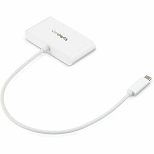 StarTech.com USB/Ethernet Combo Hub - USB 3.0 Type C - External - White - UASP Support - 3 Total USB Port(s) - 3 USB 3.0 P
