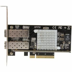 StarTech.com 10Gigabit Ethernet Card for Workstation - 10GBase-X - SFP+ - Plug-in Card - Black - PCI Express x4 - 20 Gbit/