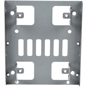 DUAL 2.5 SATA HARD DRIVE TO 3.5 BAY MOUNTING BRACKET - 2.5 TO 3.5 HARD DRIVE MOUNTING BRACKET WITH SATA POWER AND DATA CAB