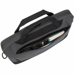 Targus Cypress TBS92602GL Carrying Case (Briefcase) for 35.6 cm (14") Notebook - Grey - Woven Fabric, Plastic Body - Shoul