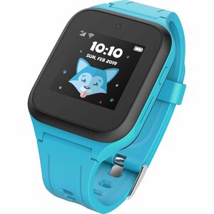 TCL MOVETIME MT40X Smartwatch - 45 mm Case Height - Kinder - Blau Body Color - Gummi Band Material - Wireless LAN - 4G - U