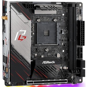 ASRock X570 PHANTOM GAMING-ITX/TB3 Desktop Motherboard - AMD Chipset - Socket AM4 - Mini ITX - 64 GB DDR4 SDRAM Maximum RA