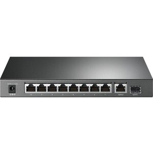 TP-Link TL-SG1210P - 8-Port Gigabit PoE Switch - 8 PoE+ Ports @63W, w/ 1 Uplink Gigabit Port + 1 SFP Slot - Desktop/Wall-M