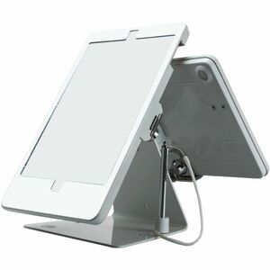 CTA Digital Security Dual-Tablet Kiosk Stand for iPad Air 3 (2019), iPad Pro 10.5 and iPad 7th/ 8th/ 9th Gen White - 2 Dis