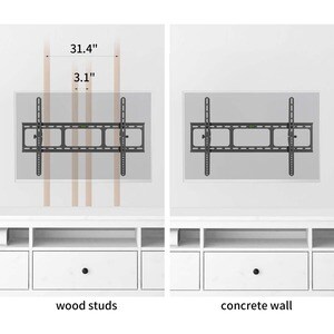 Amer Mounts Wall Mount for Flat Panel Display, Monitor - 1 Display(s) Supported - 100" Screen Support - 60 kg Load Capacit