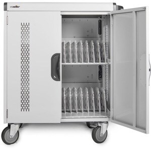 Rocstor Volt V32 Charging Cart with Intelligent Power Charging - Up to 32 Device - Intelligent Power Charging Cart for Not