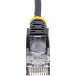 StarTech.com 2 m CAT6 Cable - Slim CAT6 Patch Cord - Black - Snagless RJ45 Connectors - Gigabit Ethernet Cable - 28 AWG (N