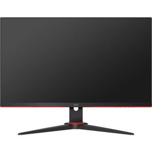 AOC 24G2ZE 24" Class Full HD Gaming LCD Monitor - 16:9 - Black Red - 60.5 cm (23.8") Viewable - Twisted nematic (TN) - WLE