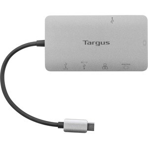 Targus DOCK419EUZ USB-Typ C Docking Station für Notebook, Monitor, Tastatur, Maus - Grau - 1 Unterstützte Displays - 4K - 