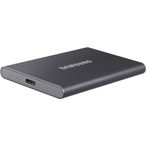 Samsung T7 MU-PC500T/AM 500 GB Portable Solid State Drive - External - PCI Express NVMe - Titan Gray - Gaming Console, Des